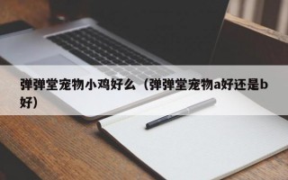 弹弹堂宠物小鸡好么（弹弹堂宠物a好还是b好）